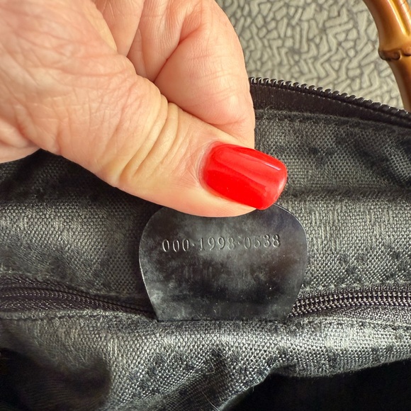 Gucci Black Leather and Nylon Bamboo Bag - Picture 8 of 12